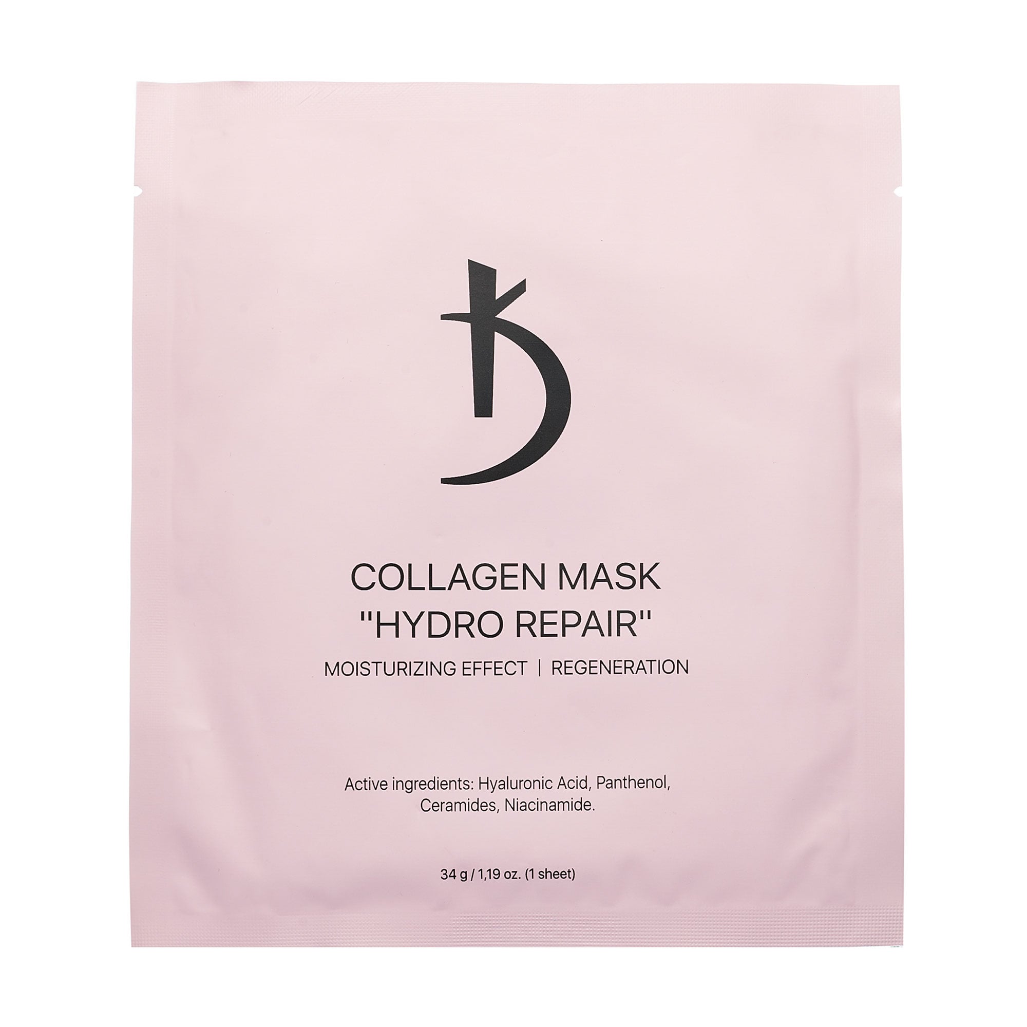 Колагенова маска для обличчя Kodi Professional Collagen Mask Hydro Repair Гідровідновлення, 34 г